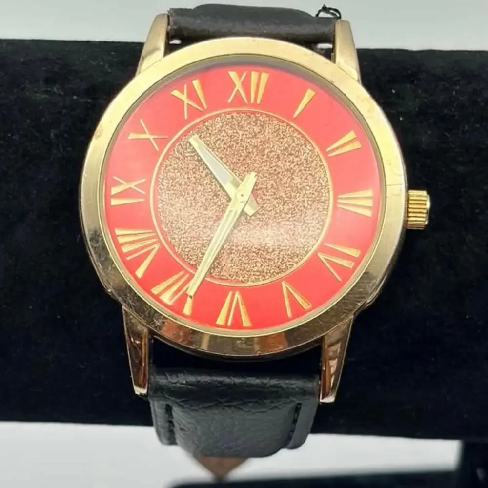 Gold & Red Men’s Watch